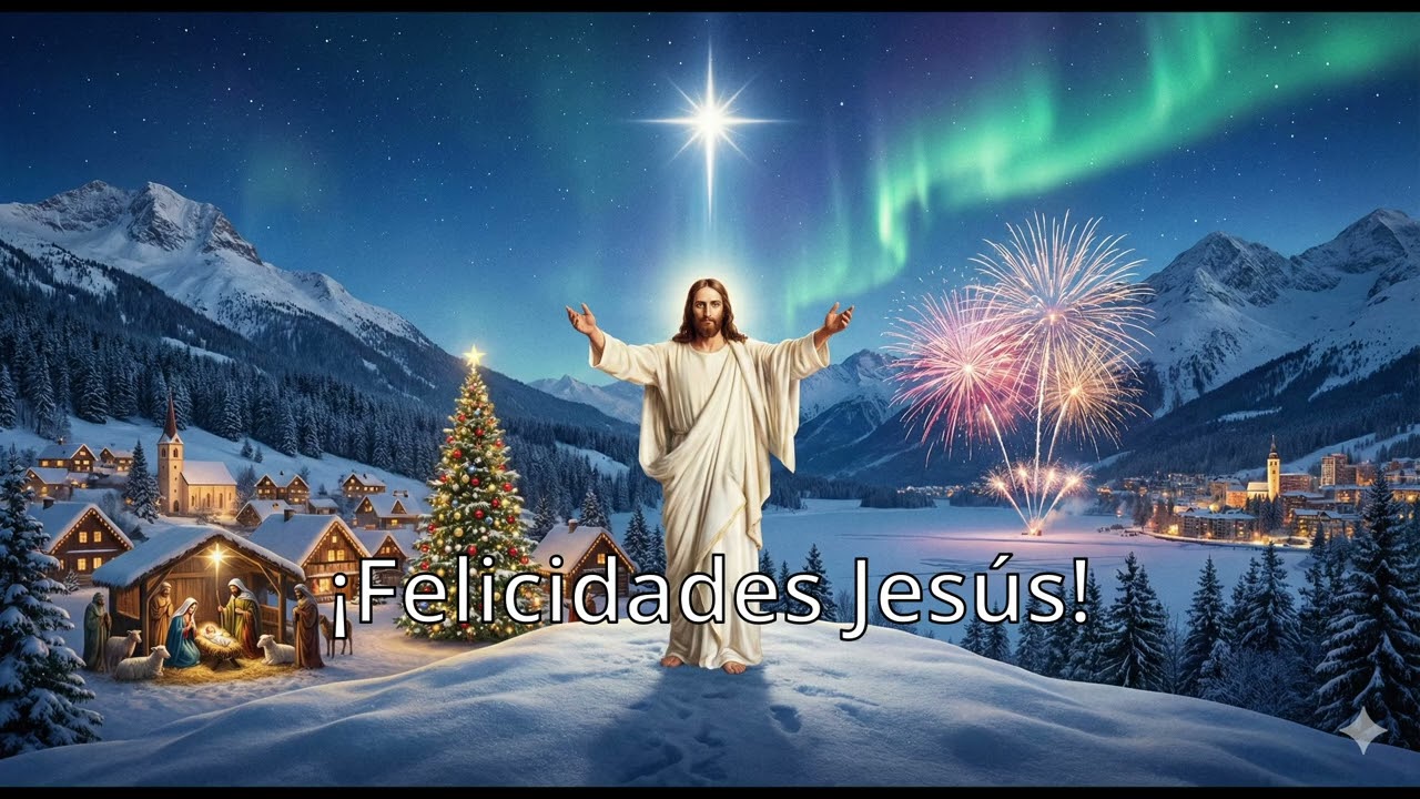 Felicidades, felicidades Jesús. Versión 2