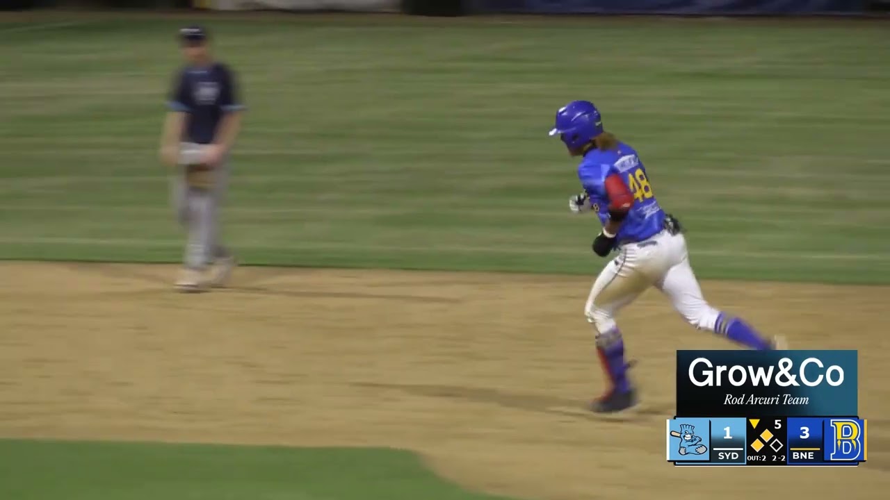 #ABL2425 | CPBL All-Star Nahom Iyang hits a three run homer in Australia