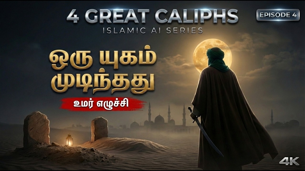 அபூபக்கரின் இறுதி நாட்கள் & உமரின் எழுச்சி | 4 Great Caliphs – EP 4 #islamichistorytamil #bayan