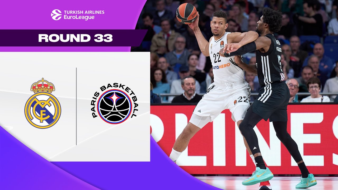 209 Points of MADNESS | Real Madrid - Paris | BASKETBALL HIGHLIGHTS R33 2024-25