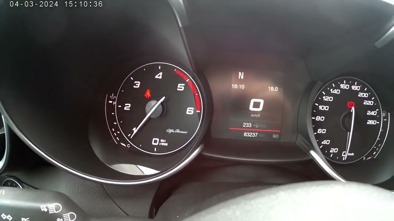 alfa Giulia 2.2 da 150 cv. Alfa Dps e cancellazione spia gialla