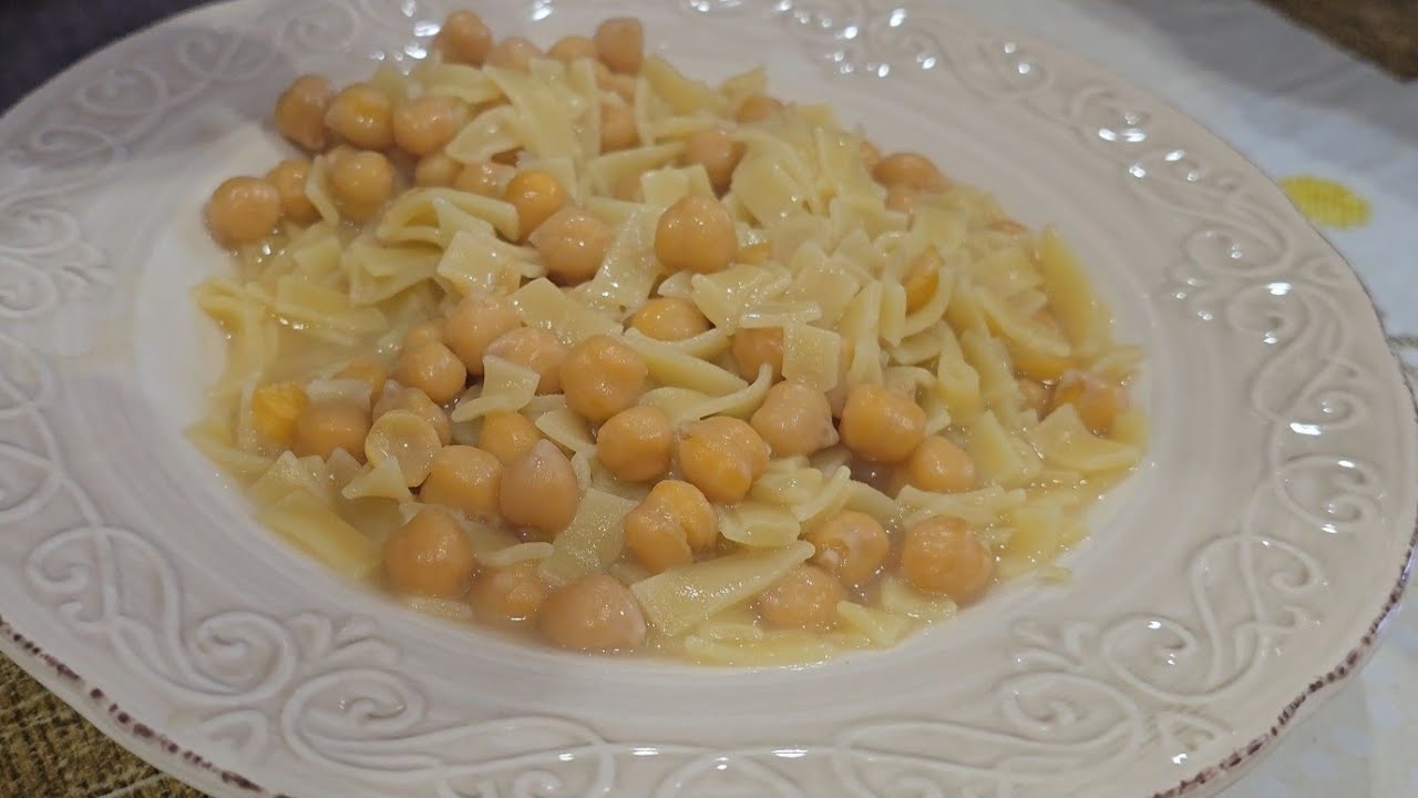 Паста с нутом. Pasta e ceci. 