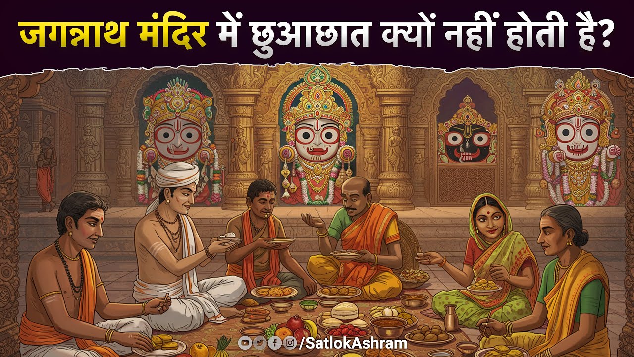 जगन्नाथ मंदिर में छुआछात क्यों नहीं होती है? | Sant Rampal Ji Satsang | SATLOK ASHRAM