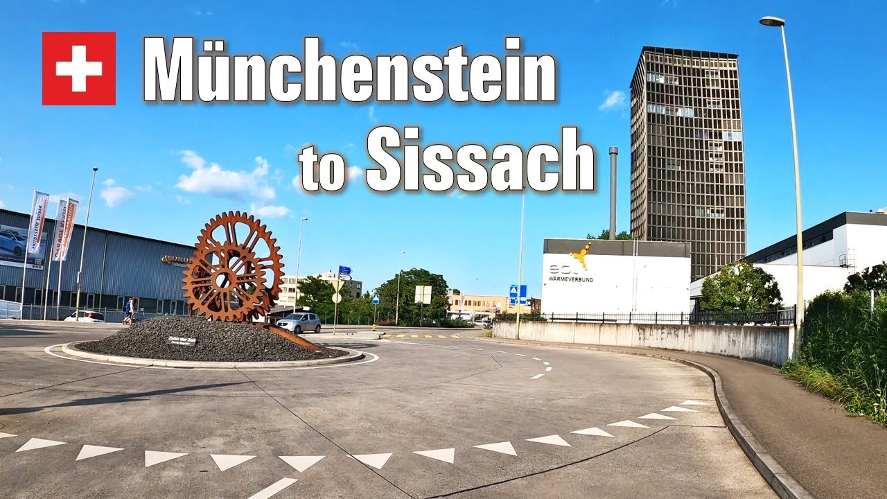 Basel Region Road Trip &bull; M&uuml;nchenstein to Sissach 🇨🇭 Driving in Switzerland [4K]