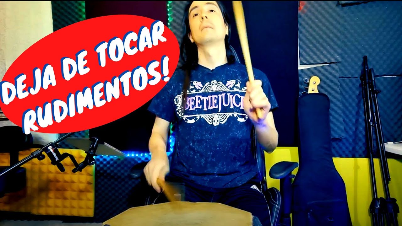 Deja de Tocar Rudimentos, MEJOR Haz Esto! (Clase de Batería Completa)