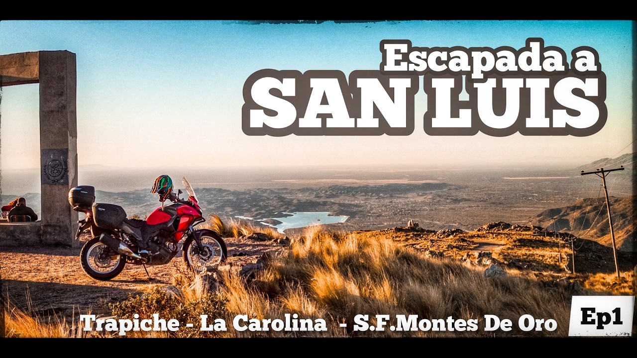 QUE RUTAS!!! 😱  EP1: TRAPICHE - LA CAROLINA - S.F.del MONTE DE ORO