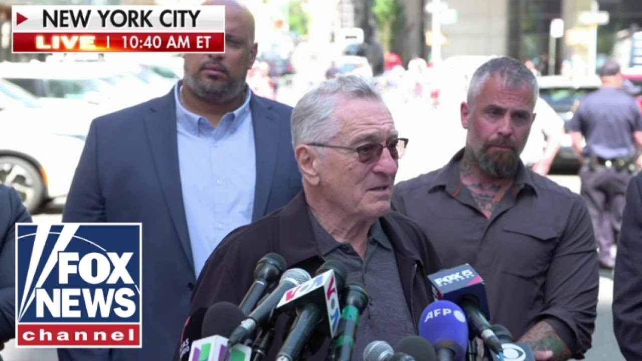 Robert De Niro takes shots at Trump outside courthouse: 'Grubby real estate hustler'