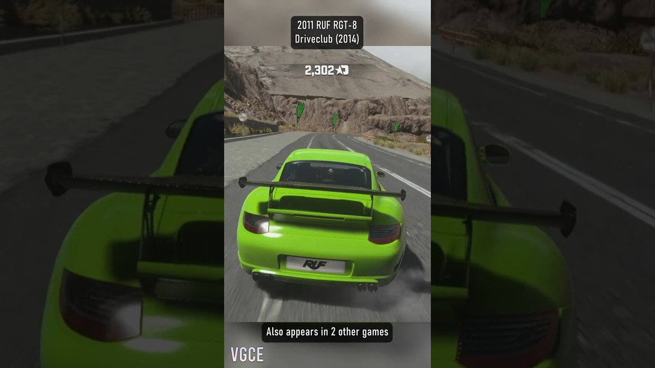All Different RUF Models / Trims Found in Racing Games