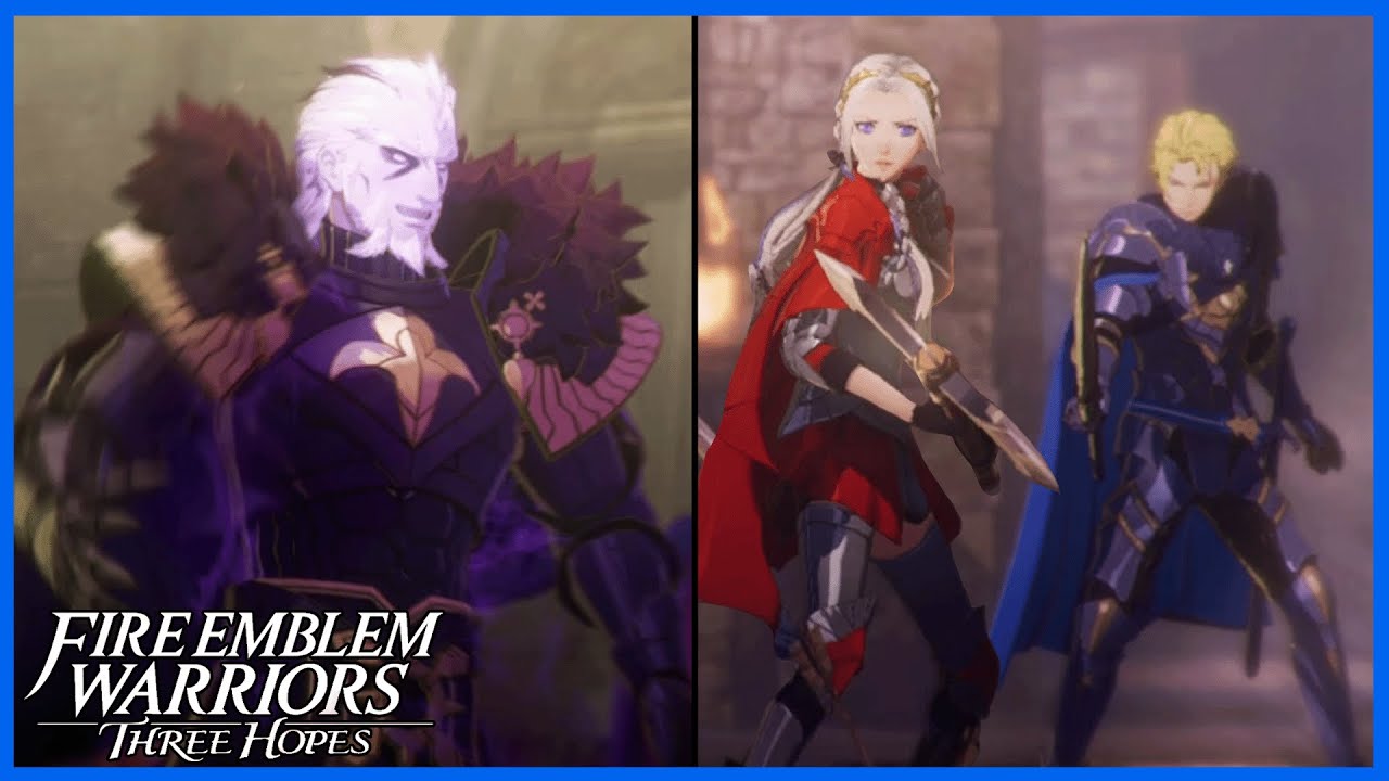 Edelgard vs Dimitri vs Thales cutscene - Fire Emblem Warriors Three Hopes