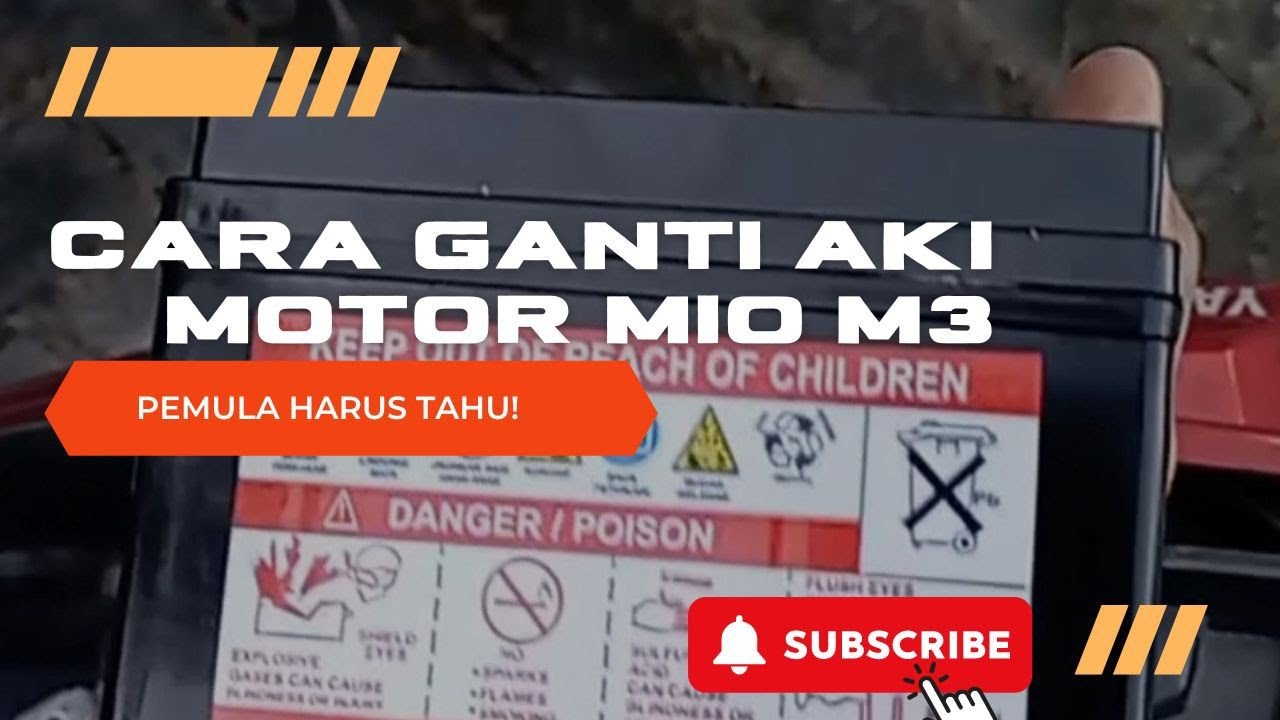 cara ganti aki mio m3