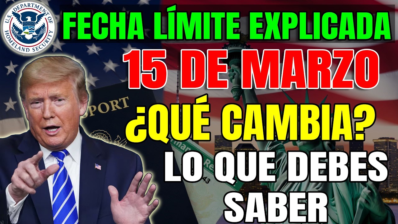 Desglose de la Fecha Límite del 15 de Marzo | La Mayoría de Titulares de Tarjeta Verde Están a Salvo