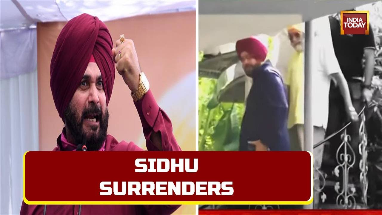 Navjot Singh Sidhu Surrenders Before Patiala Court After SC Order In 1988 Road Rage Case