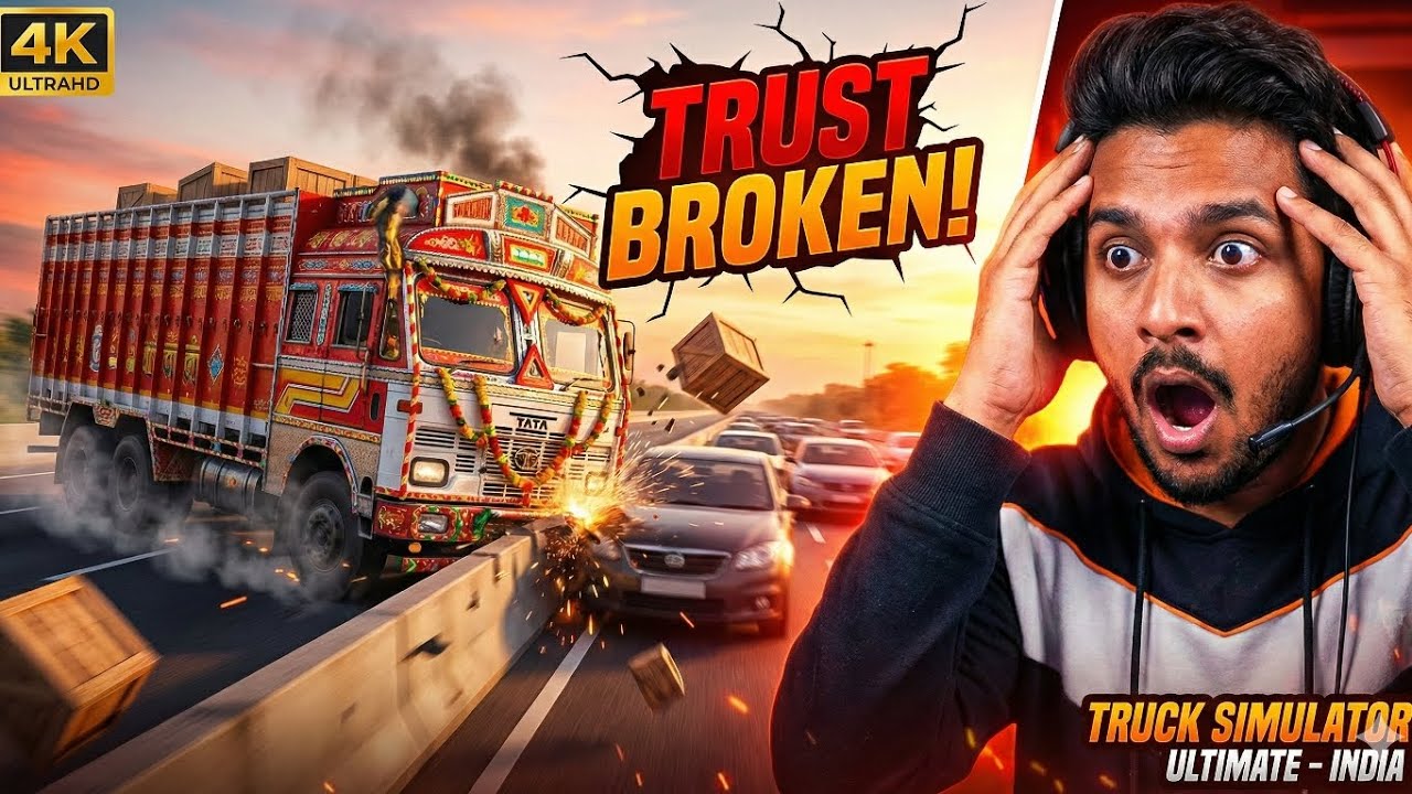 Scariest Moment! 😱 Truck Ke Brakes Fail Ho Gaye! - Truck Simulator Ultimate