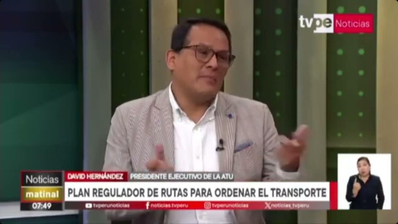 ATU: Plan Regulador de Rutas reducirá la congestión vehicular en Lima y Callao