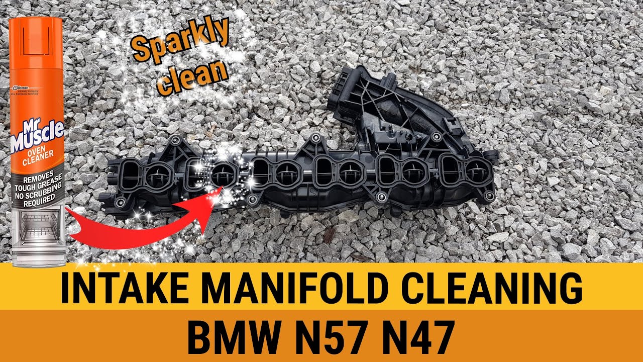 How to clean intake manifold Carbon cleaning BMW N57 N47 F10 F11 518d 520d 530d 535d 330d 335d X4 X5