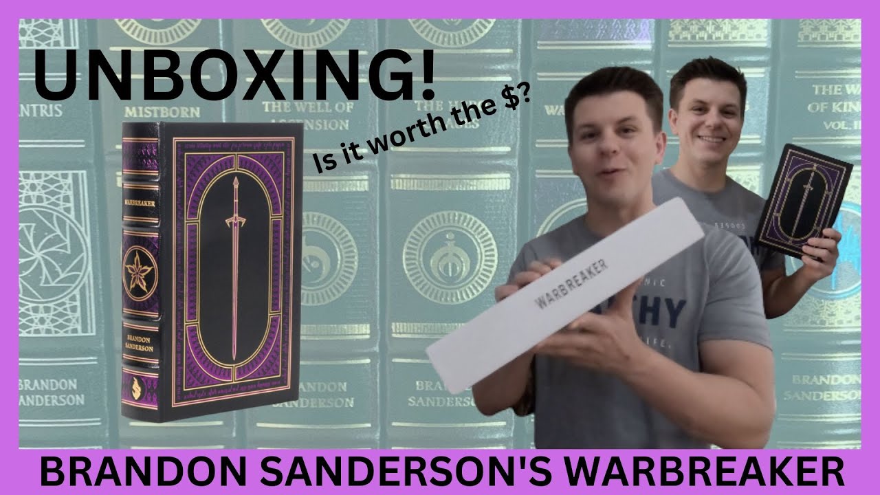 UNBOXING Brandon Sanderson's Warbreaker Leatherbound! (Is it worth the money!?)