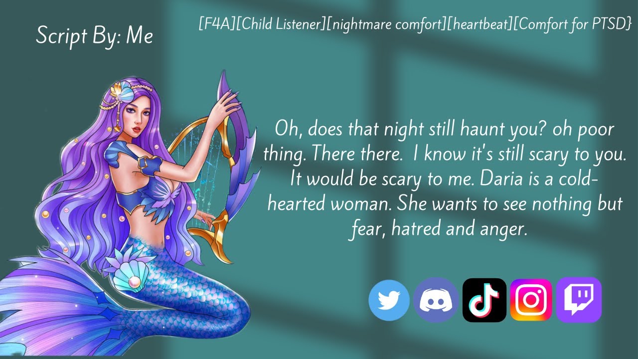 Thalassa comforts you when you wake up scared [F4A][Child listener][nightmare comfort][heartbeat]