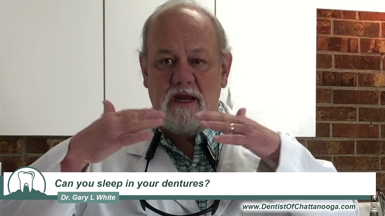 Can you sleep in your dentures?