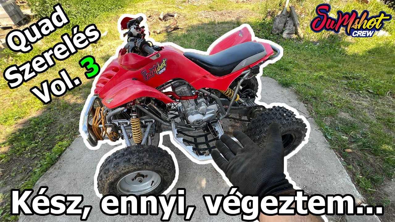 QUAD LENGŐKAR FELÚJÍTÁS | ZONGSHEN 200 3. RÉSZ