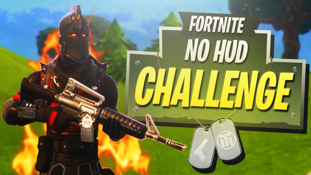 Is This The HARDEST CHALLENGE Yet? - No HUD Challenge! - PS4 Fortnite Gameplay!