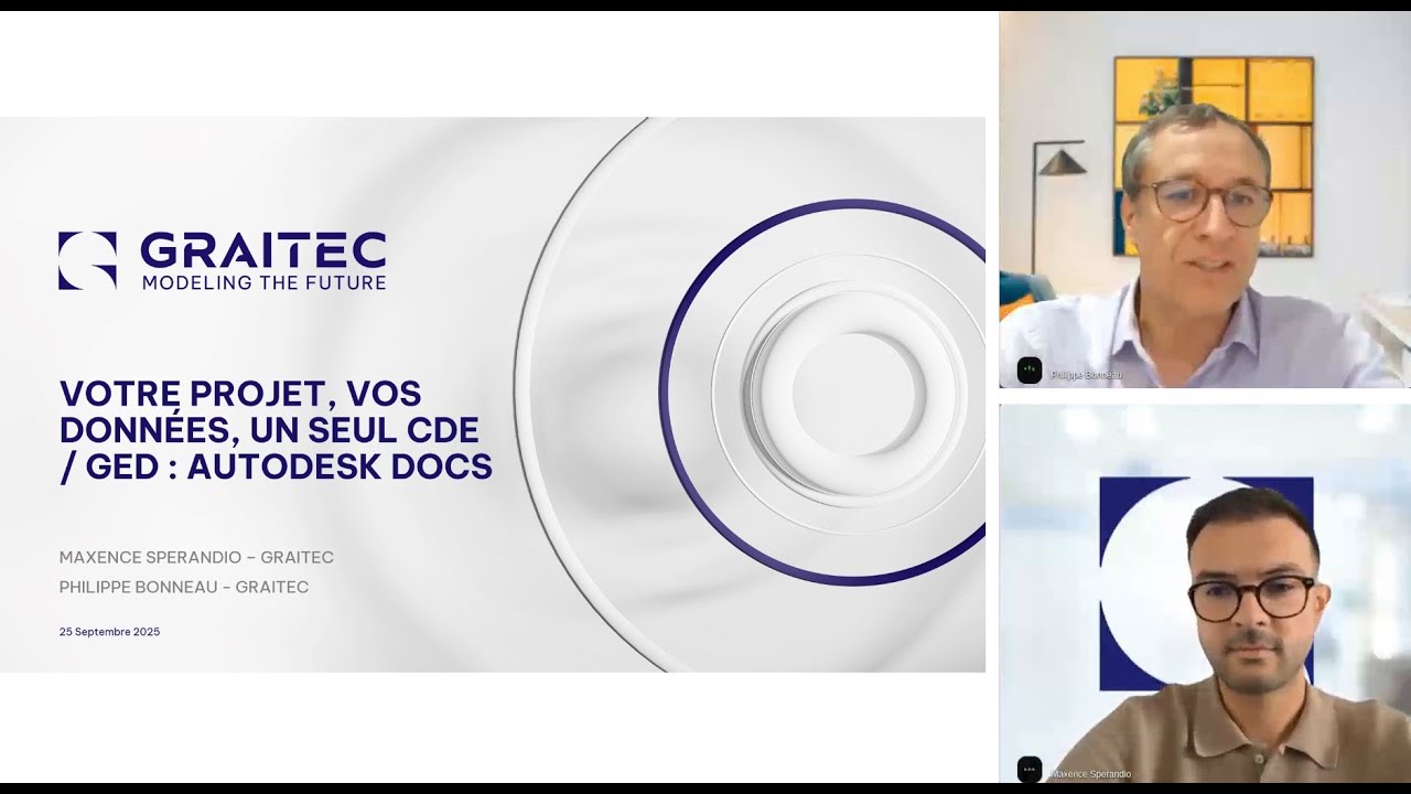Votre projet, vos données, un seul CDE / GED : Autodesk Docs