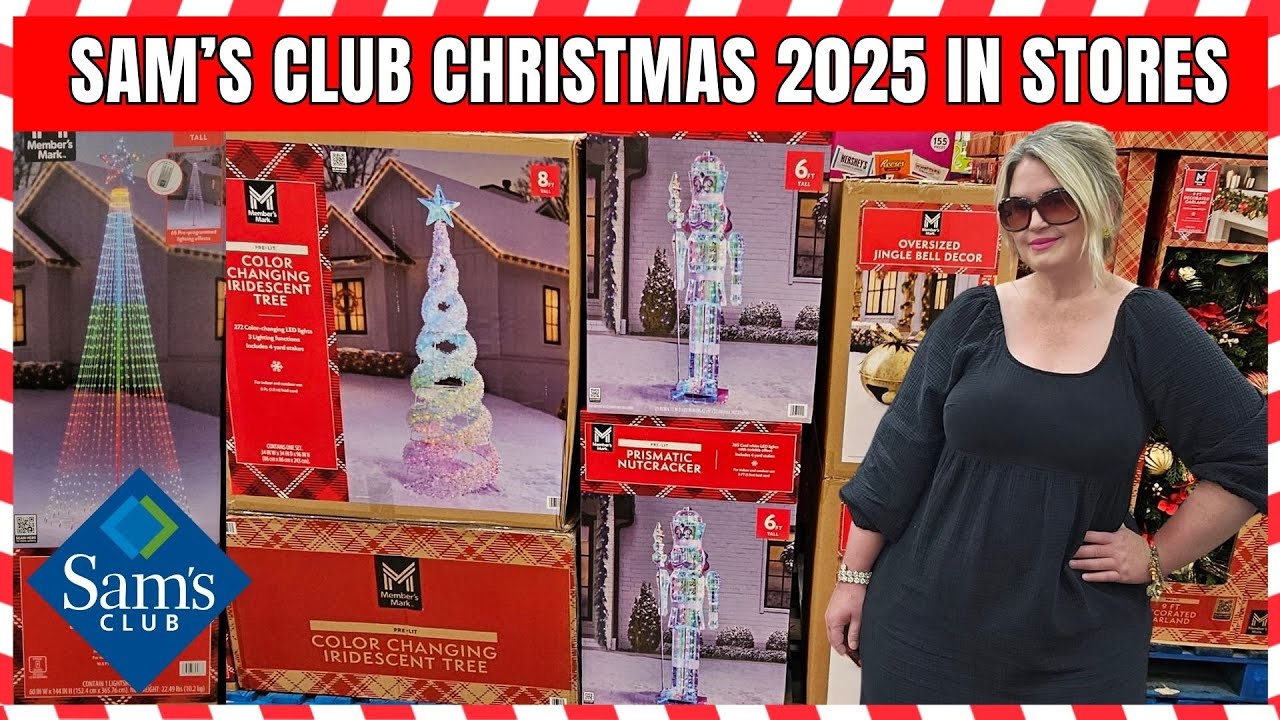 SAM'S CLUB NEW CHRISTMAS 🎄🎅🏻2025 IN STORES NOW | PLUS NEW HALLOWEEN & MUCH MORE #samsclub