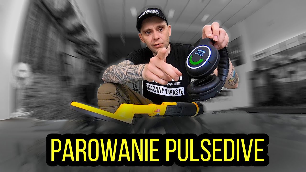 Nokta Makro Pulse Dive parowanie słuchawek