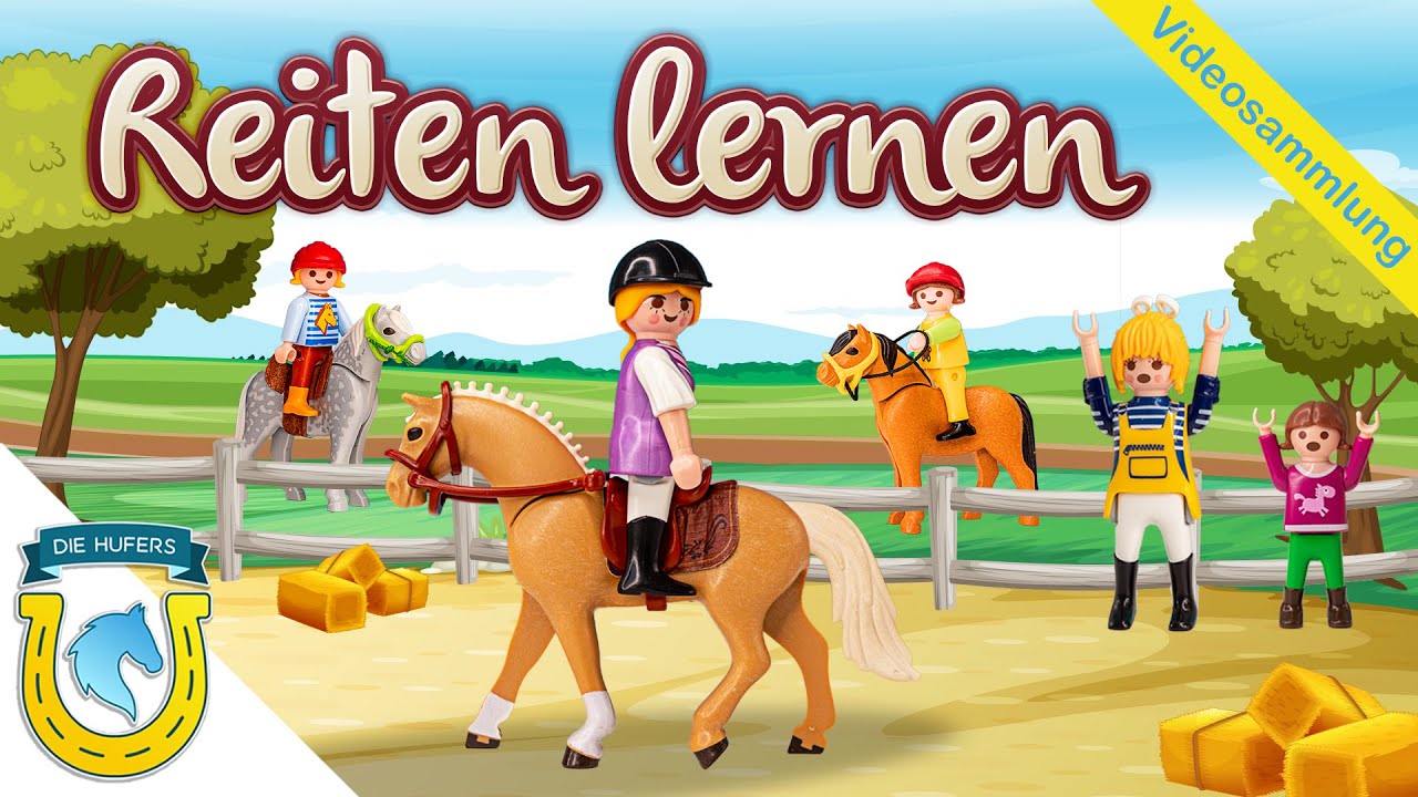Folgebundle: 🐎 Reiten Lernen 🐴 | Reiterhof Geschichten | Oma lernt Reiten | Anna lernt Reiten 🏇🏼