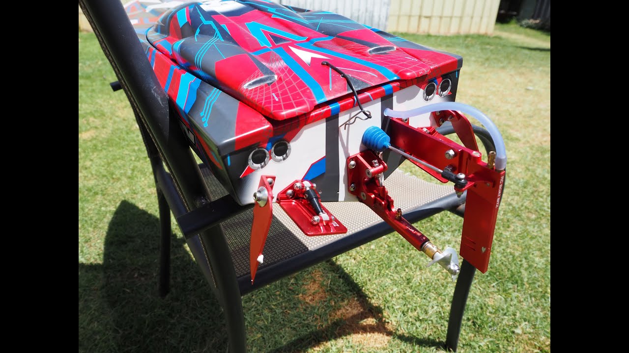 Traxxas Spartan step by step trim adjustments with RC Boat Bitz kit