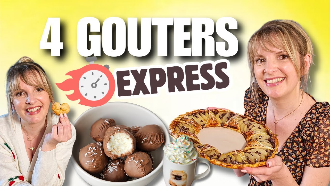 4 Recettes de Go&ucirc;ters express &agrave; pr&eacute;parer en 5 minutes seulement 🕒