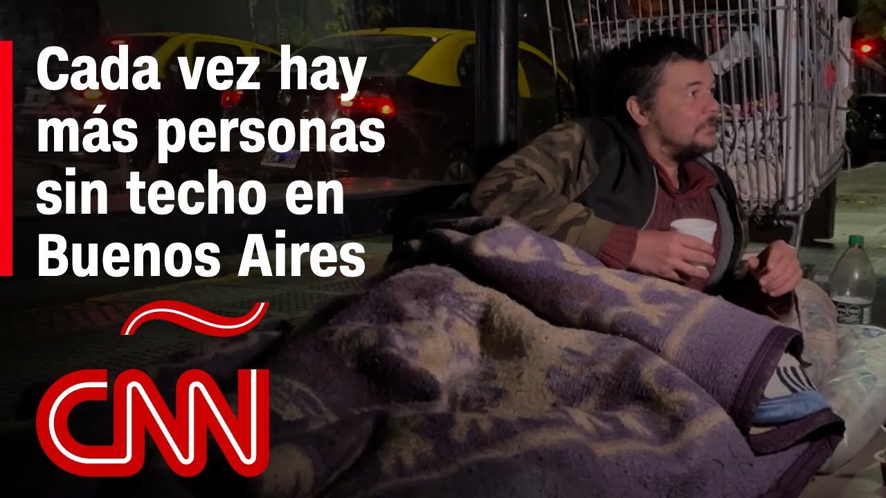 Cada vez hay más personas que viven en la calle en Buenos Aires