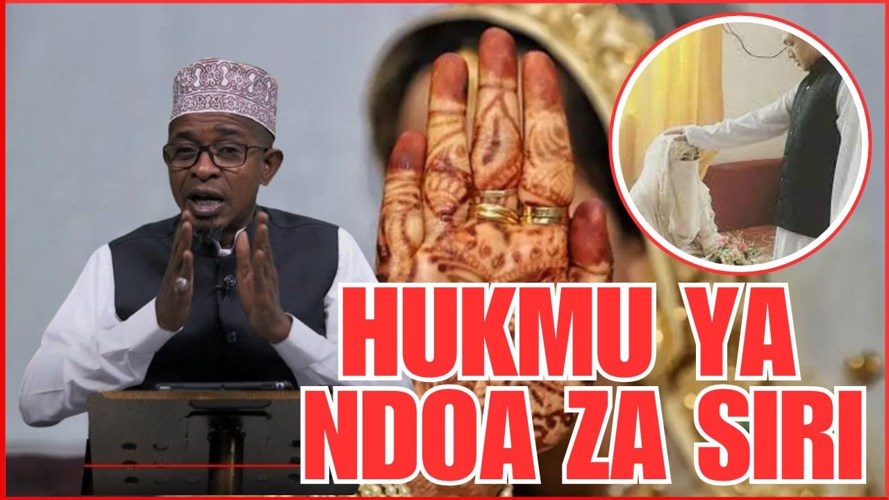 IJUE NDOA YA SIRI  || NDOA YA SIRI INAMKOSESHA MKE HAKI ZAKE || ITABIDI NDOA YA SIRI IPIGWE NARUFUKU