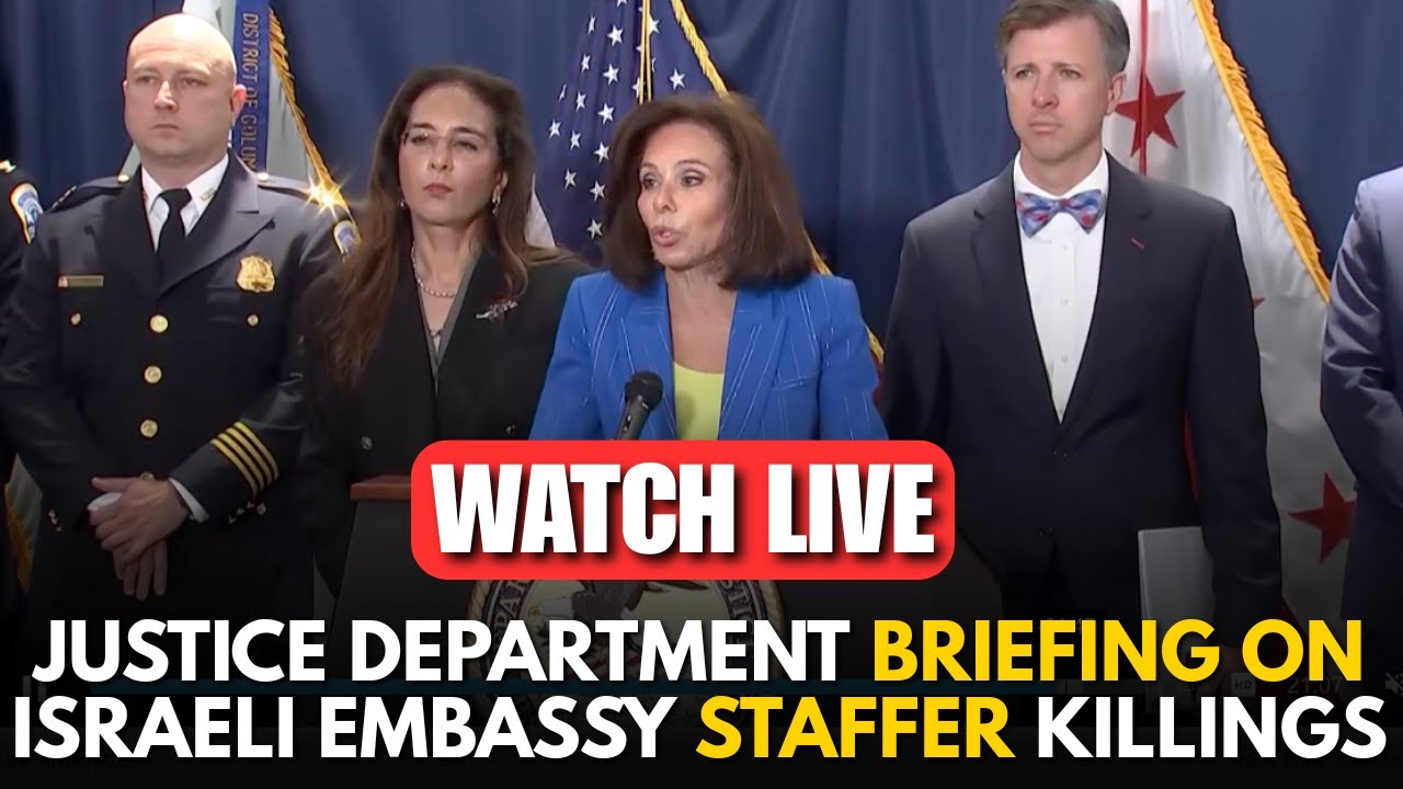 WATCH LIVE: DOJ Announces Hate Crime Charges in Israeli Embassy Shooting