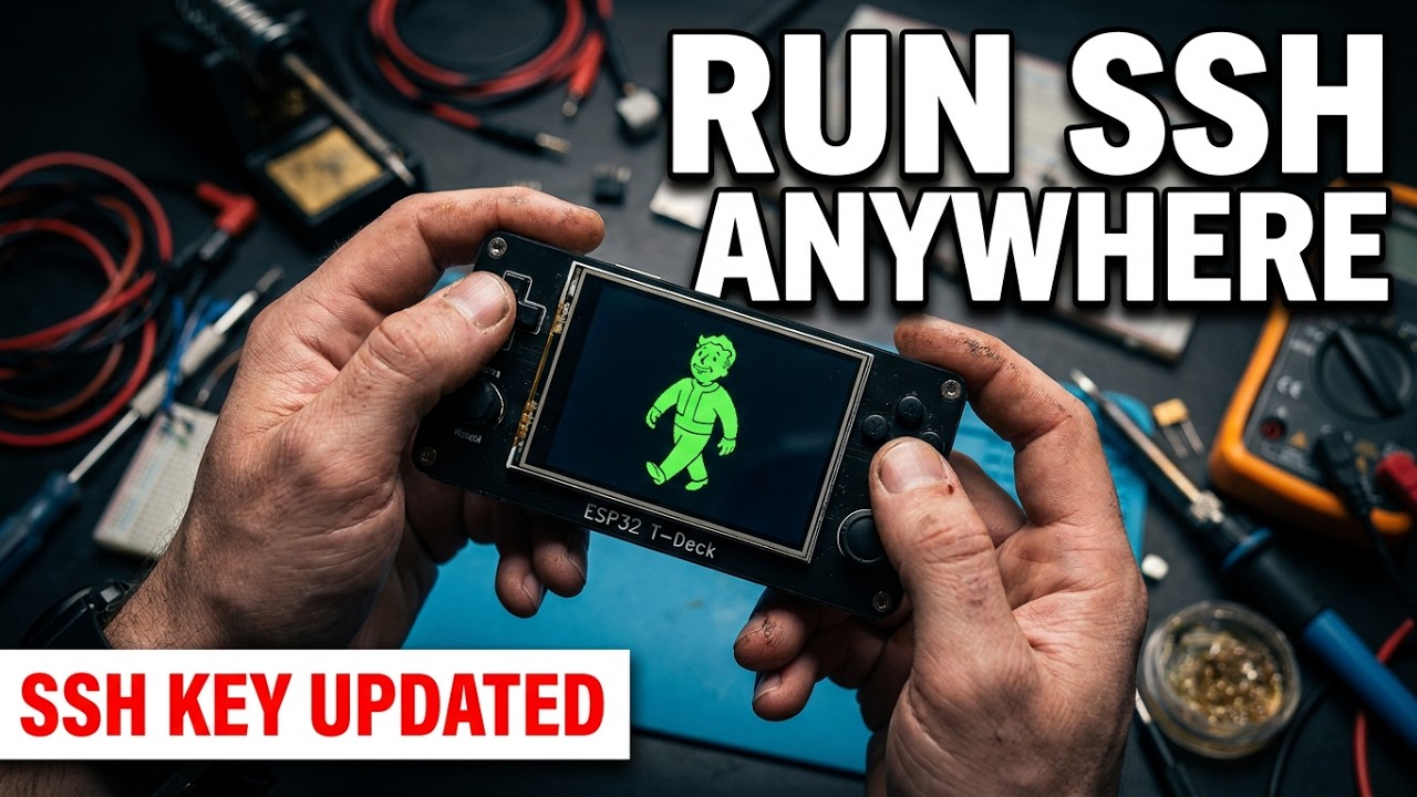 Forget your laptop! This tiny device runs SSH anywhere.