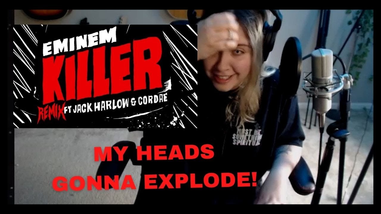 FEMALE RAPPER REACTS: Eminem - Killer (Remix) ft. Jack Harlow, Cordae