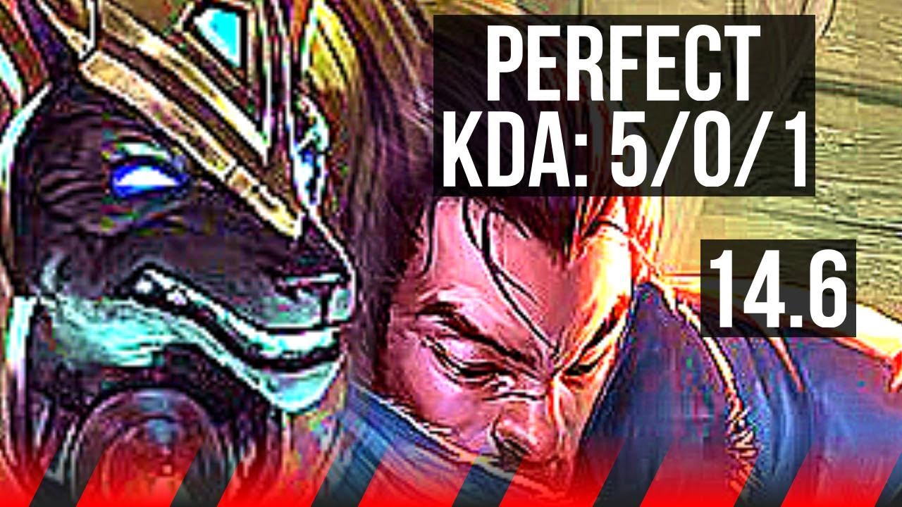 NASUS vs YASUO (TOP) | 5/0/1 | KR Master | 14.6