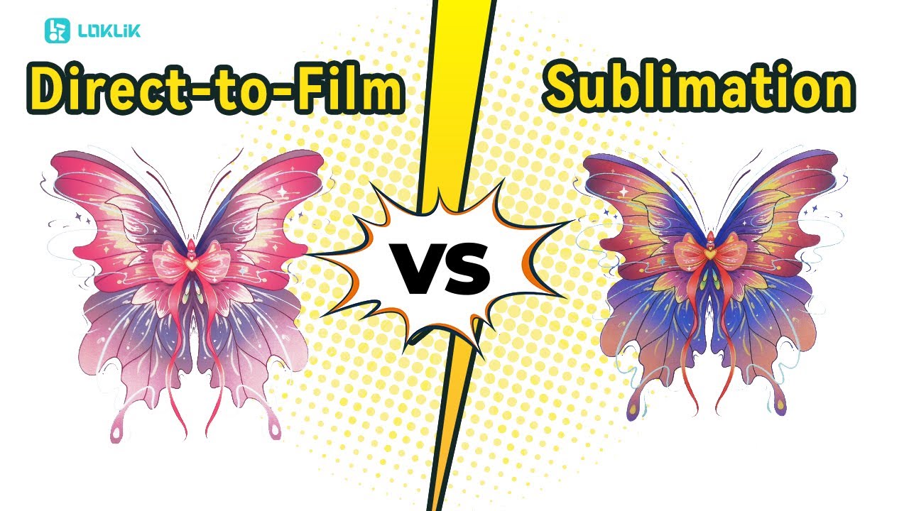 Sublimation VS DTF | LOKLiK iPrinter&trade; DTF-A3-XP600 | Which Is Best for Your Small Craft Business?