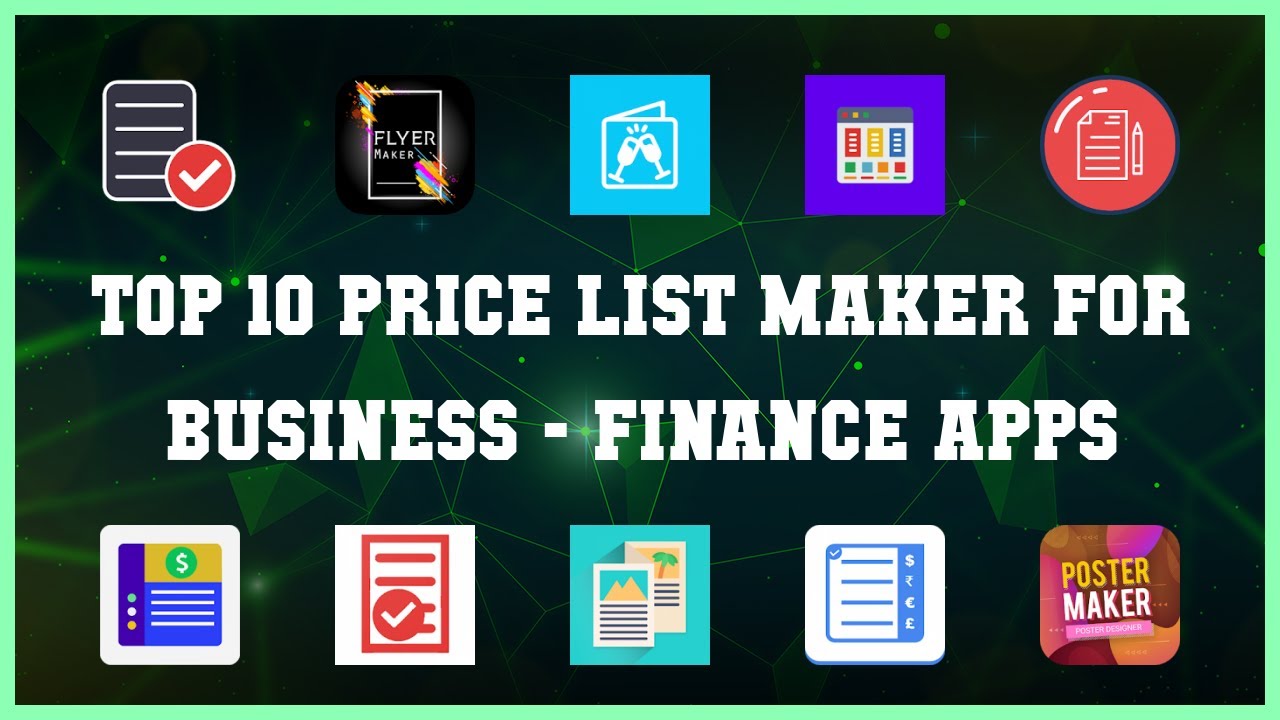 Top 10 Price List Maker For Business Android Apps