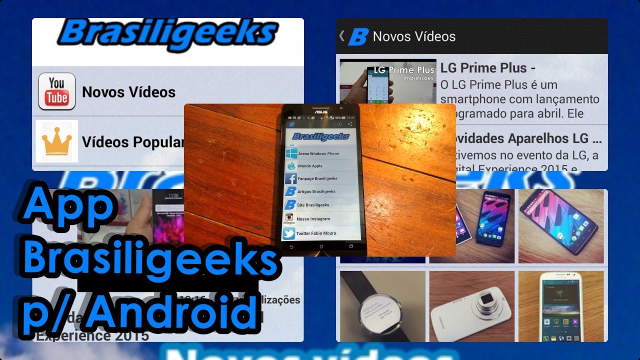 New Brasiligeeks App for Android