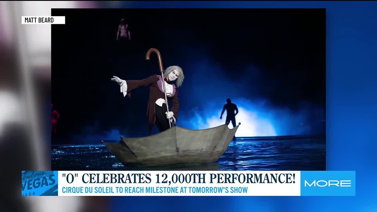 "O" by Cirque Du Soleil celebrates 12,000th Show
