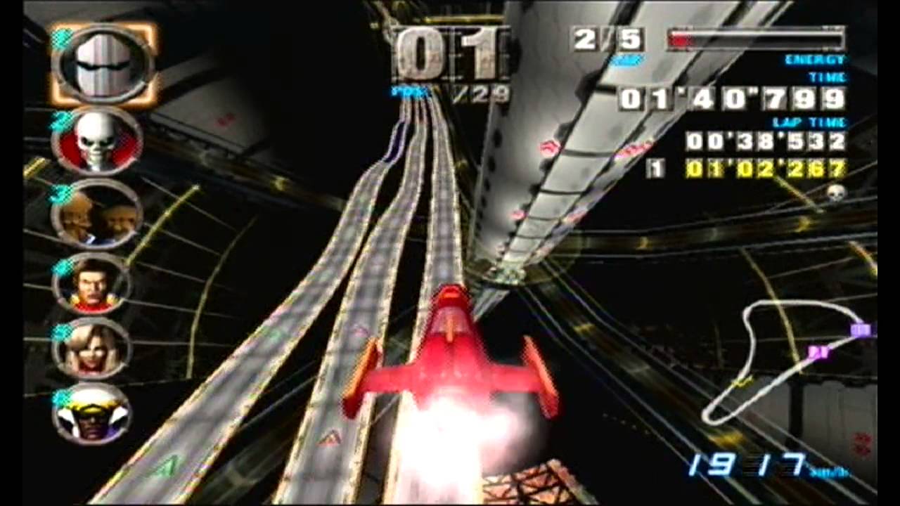 F-Zero GX Gameplay: Cosmo Terminal - Trident