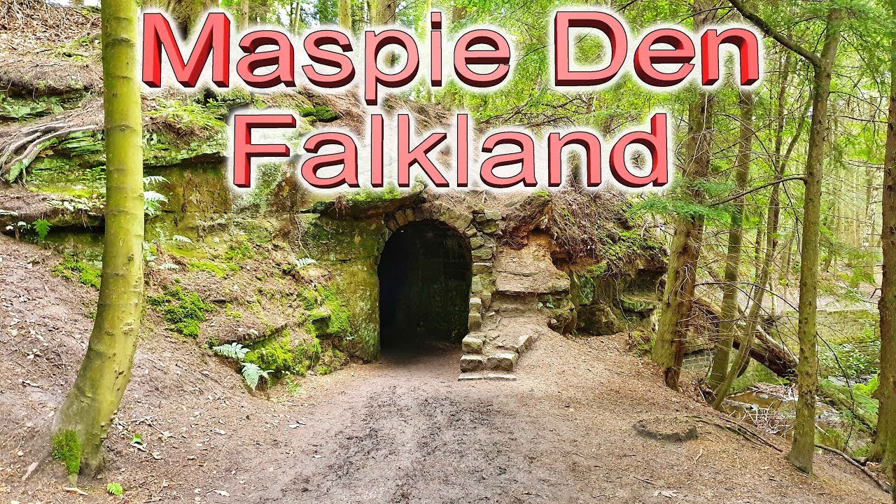 Trail trek Maspie den Falkland lomond hills Scotland hiking