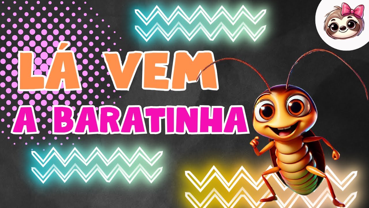 Música Infantil: Lá vem a baratinha. Karaokê