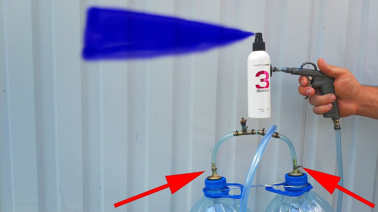 How to Make BIG Air Paint Spray Gun DIY