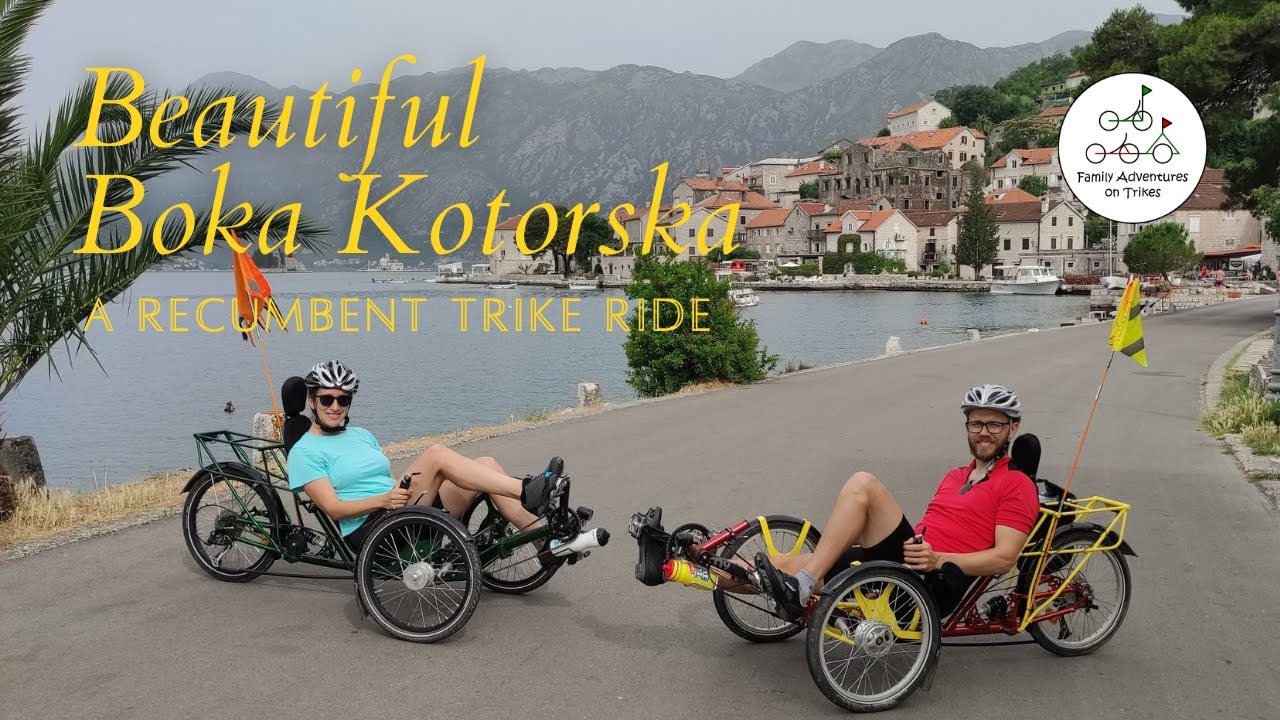 Cycling around Boka Kotorska / Bay of Kotor Montenegro | RECUMBENT TRIKE vlog | Steintrikes Wild One