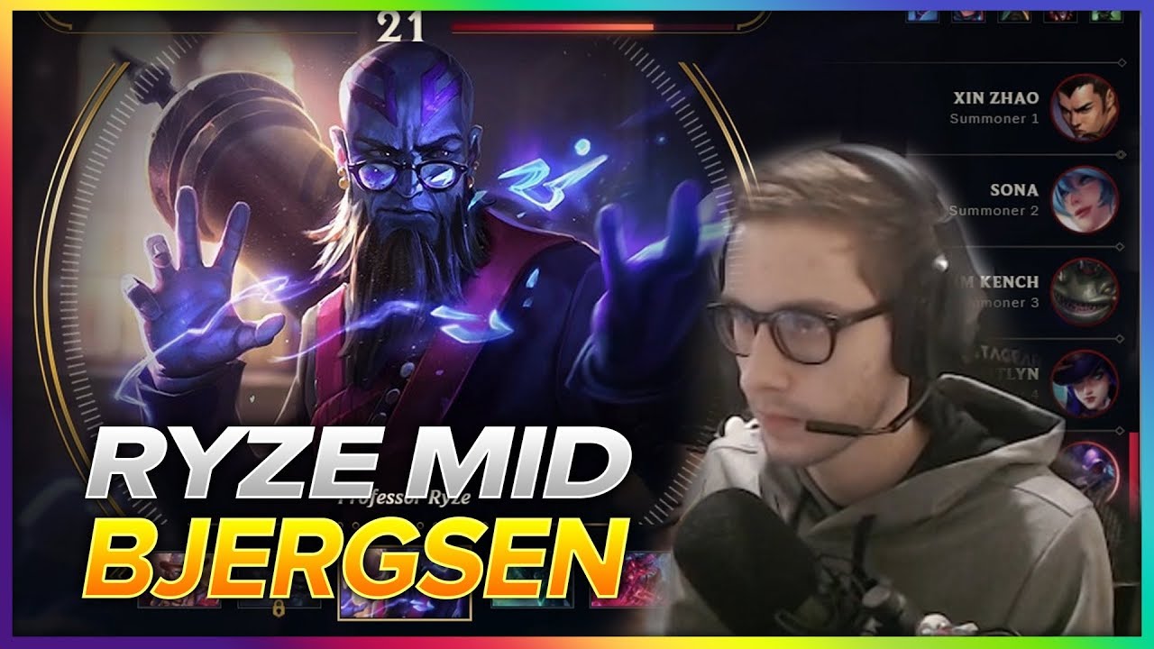 664. Bjergsen Ryze vs Sona Mid - Patch 8.9 Season 8 - BJERGSEN STREAM