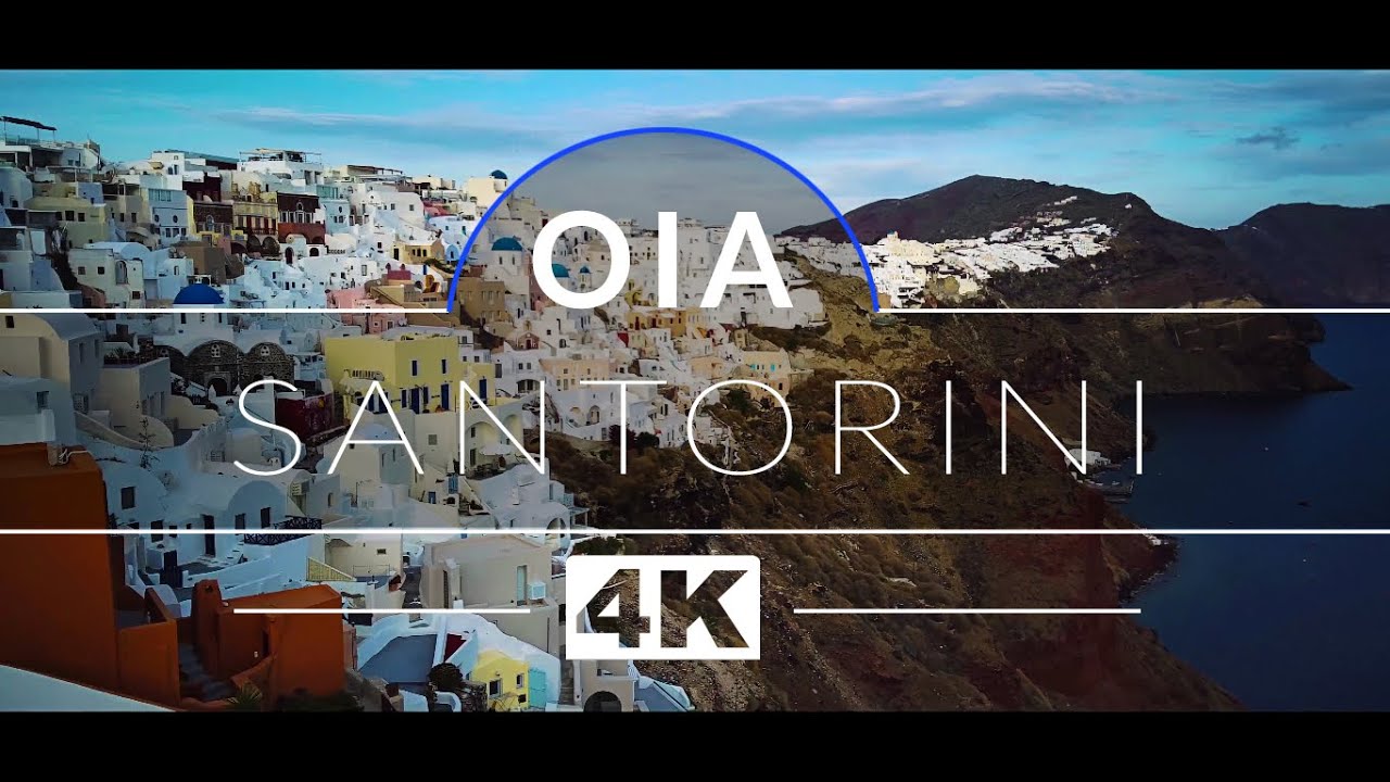 [4K] Oia, Santorini by drone | March 2021