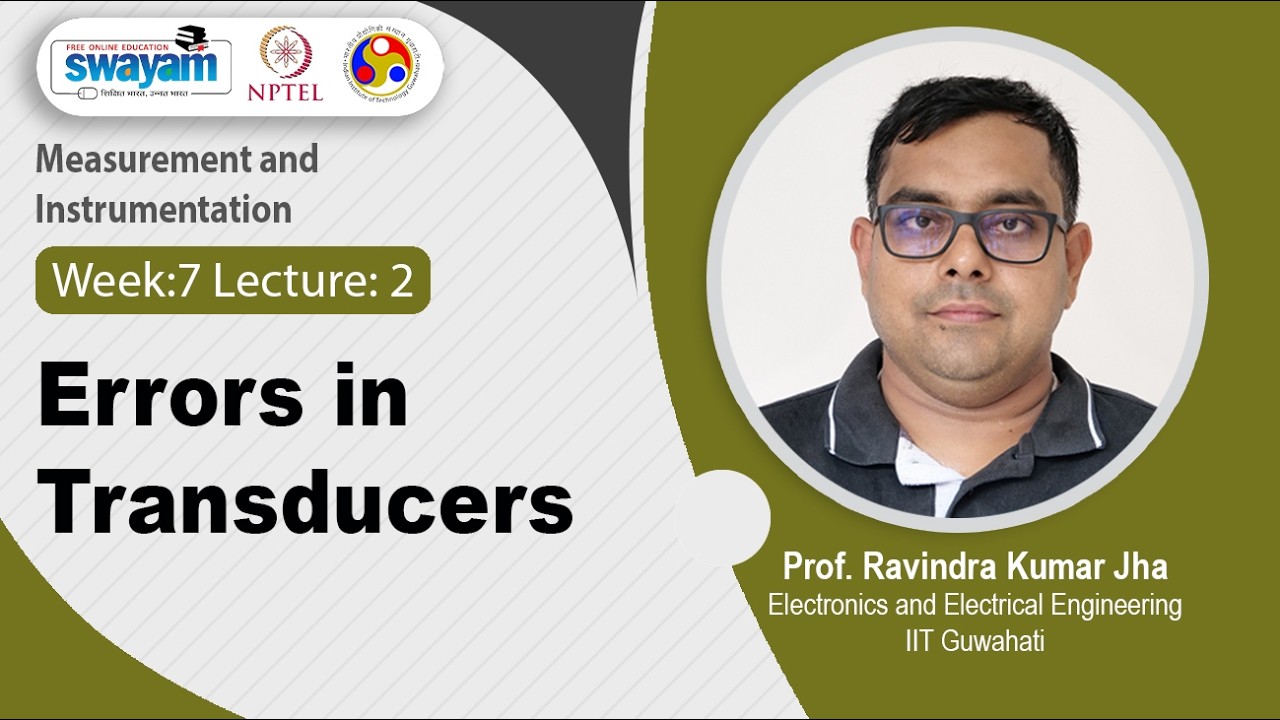 Lec-32: Errors in Transducers
