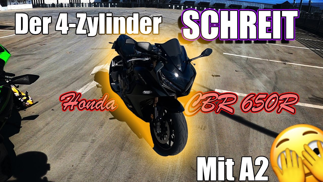 Ich teste die HONDA CBR650R 😳 (48 PS) | A2 Bikes TestVLOG