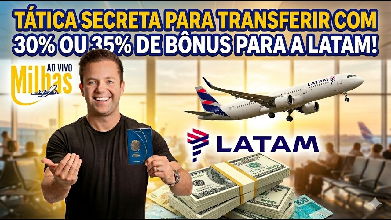 😱 O SEGREDO DO CLUBE TURBO: 30% OU 35% de B&Ocirc;NUS NA LATAM SEM ESPERAR PROMO&Ccedil;&Atilde;O!